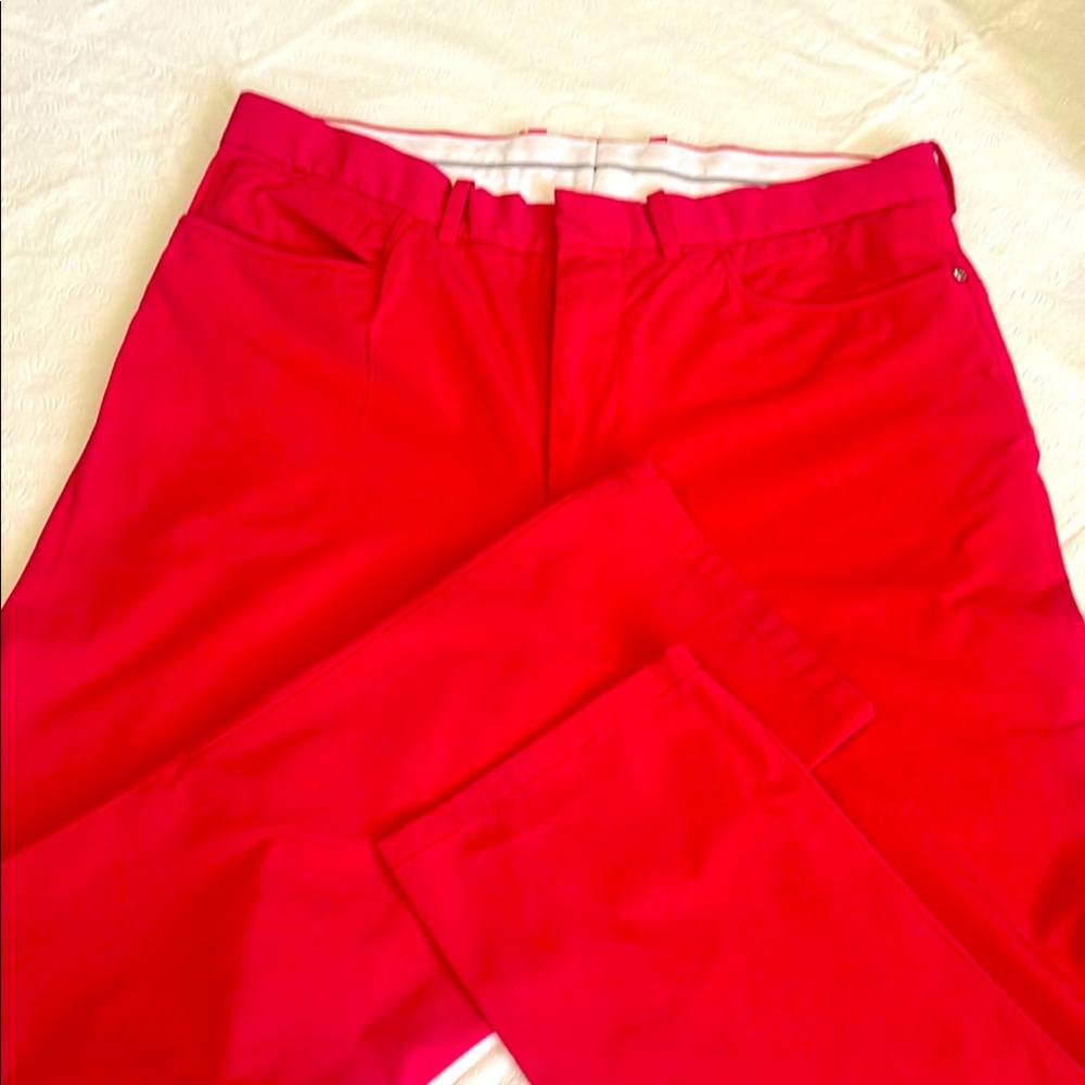 Ralph Lauren Red Chinos Classic Cotton Blend